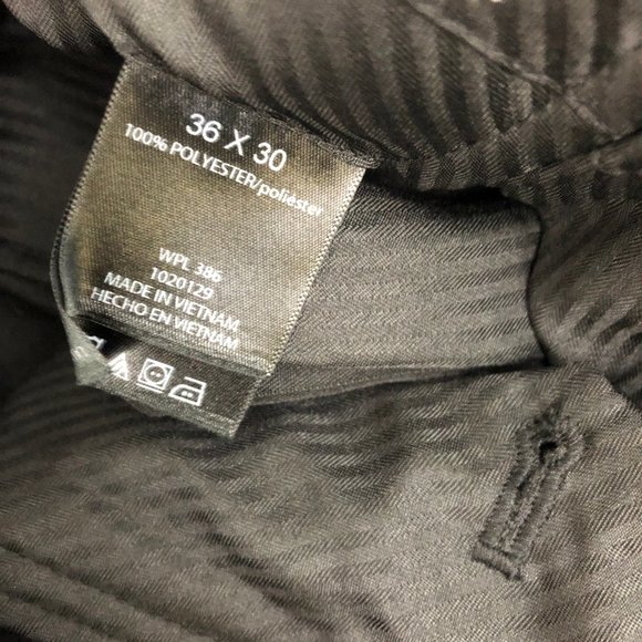 Haggar Men's Textured Stria Pleat-Front Dress Pant - Picture 8 of 8